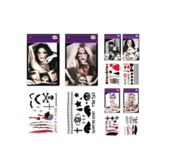 Tatuaggio di Halloween alla moda in modelli assortiti