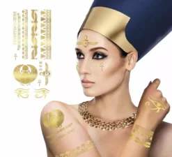 Tatuaggio d'oro dell'Egitto