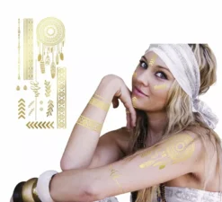 Tatuaggio Hippie d'oro