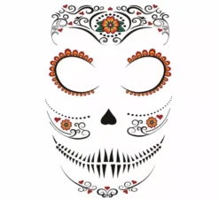 Tatuaggio Viso Catrina 30x14 cm
