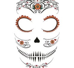 Tatuaggio Viso Catrina 30x14 cm