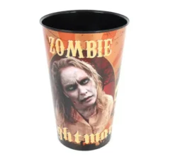 Tazza zombie in plastica 10,5x7,5x18 cm