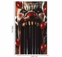 Tenda Clown Horror 145X240 cm