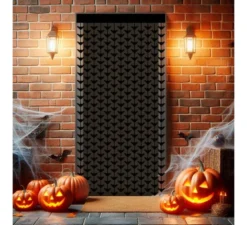 Tenda Halloween Pipistrelli Neri 1x2 m