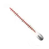 Termometro bianco e rosso da 36 cm