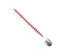 Termometro bianco e rosso da 36 cm