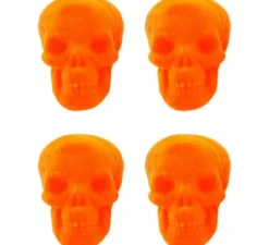 4 teschi in colori assortiti