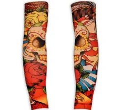 Teschio e Rose Pin Up Catrina Manicotti del tatuaggio
