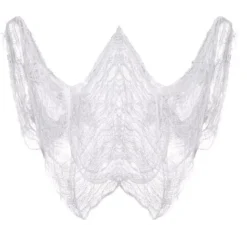 Tessuto Decorativo Bianco 200X500 cm