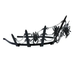 Tiara di ragno nero metallizzato