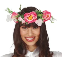 Tiara Fiori rosa