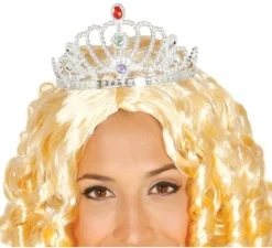 Tiara o fascia per principessa in argento