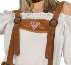 Tirolesa costume marrone per le donne