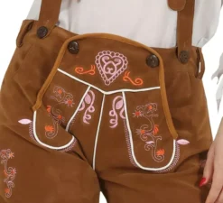Tirolesa costume marrone per le donne