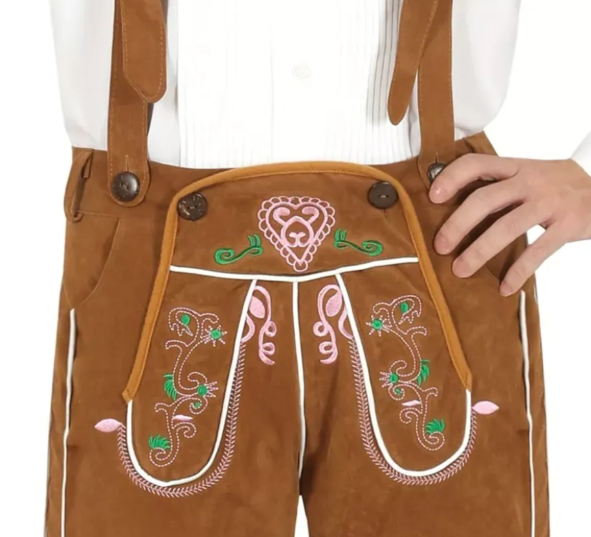 Tirolesi Uomini marrone costume