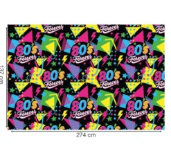 Tovaglia anni '80 137x274 cm