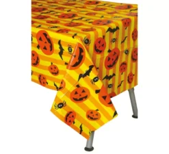 Tovaglia di Halloween con zucche di 130x175 cm