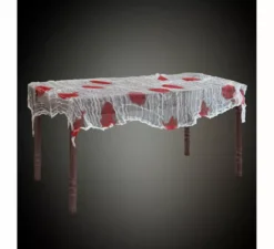 Tovaglia in garza insanguinata 180x80 cm