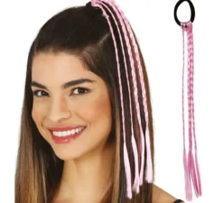 3 trecce da 35 cm in vari colori