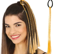 3 trecce da 35 cm in vari colori