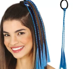3 trecce da 35 cm in vari colori