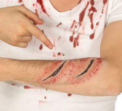 Trucco di 2 finte cicatrici