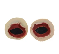 Trucco finta cicatrice e occhi neri