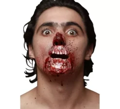 Trucco fxs bocca e naso zombie in lattice