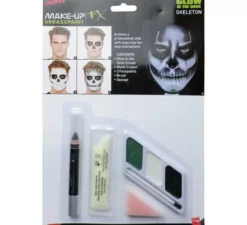 Trucco scheletro fluorescente