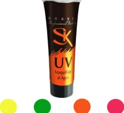 Tubo per il trucco a base d'acqua da 30 ml in vari colori uv.