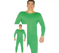 Tuta elastica da Uomo in colore verde