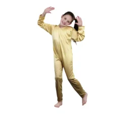 Tuta intera in maglia beige per bambini