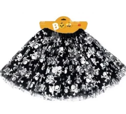 Tutù 40 cm Halloween Argento per donna