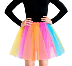 Tutù da fata multicolore per bambini di 30 cm