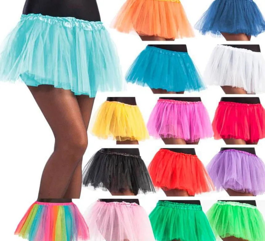 Tutù di 30 cm di lunghezza in vari colori per bambine