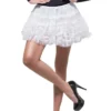 Tutù di pizzo bianco o sottoveste per donna
