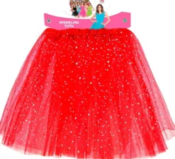 Tutù scintillante da 40 cm per donna in vari colori
