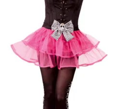 Tutu rosa da pirata con teschio per donna