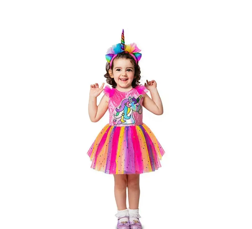 Unicorn bambino costume multicolore