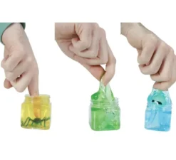 12 vasetti di gelatina a forma di ragno o alieno da 5,5 cm