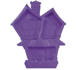 Vassoio Casa Stregata Viola Assortito 32x26 cm