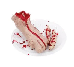 Vassoio per piedi e dita insanguinati