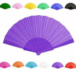 Ventaglio in Plastica da 43 cm in diversi colori