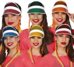 Visiere trasparenti in colori assortiti