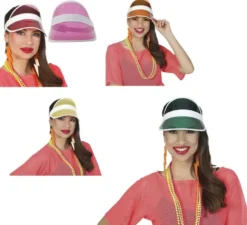 Visiere trasparenti in vari colori adulto