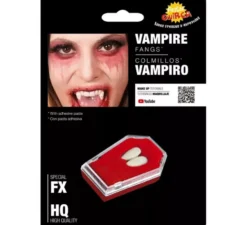 Zanne di vampiro con colla adesiva