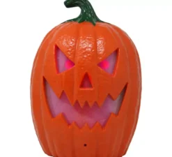 Zucca con luce e suono 30x21 cm