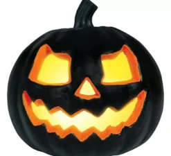 Zucca nera in schiuma 20 cm